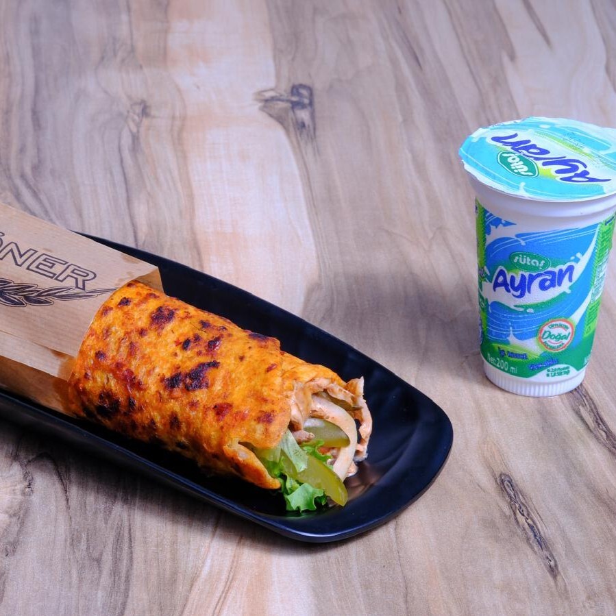 Hatay Usulü Tavuk Dürüm Menü (140 gr.)