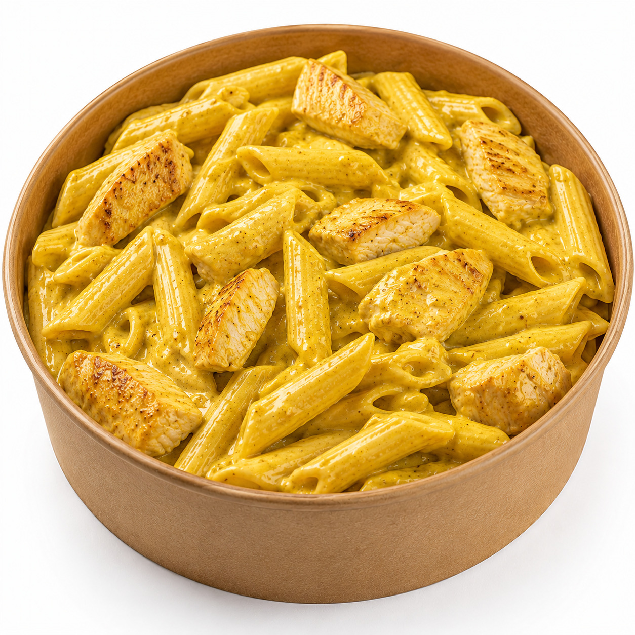Tavuklu Köri Soslu Penne Makarna