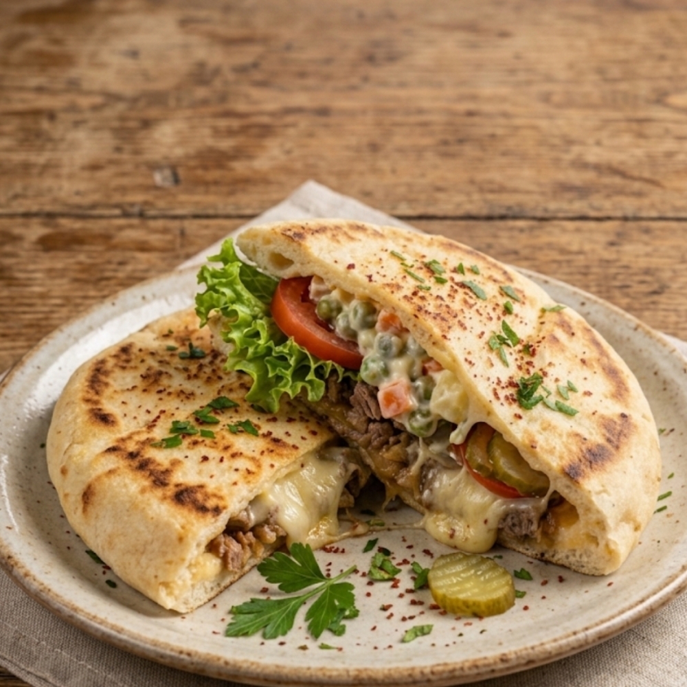 Bazlama Süper Mix tost