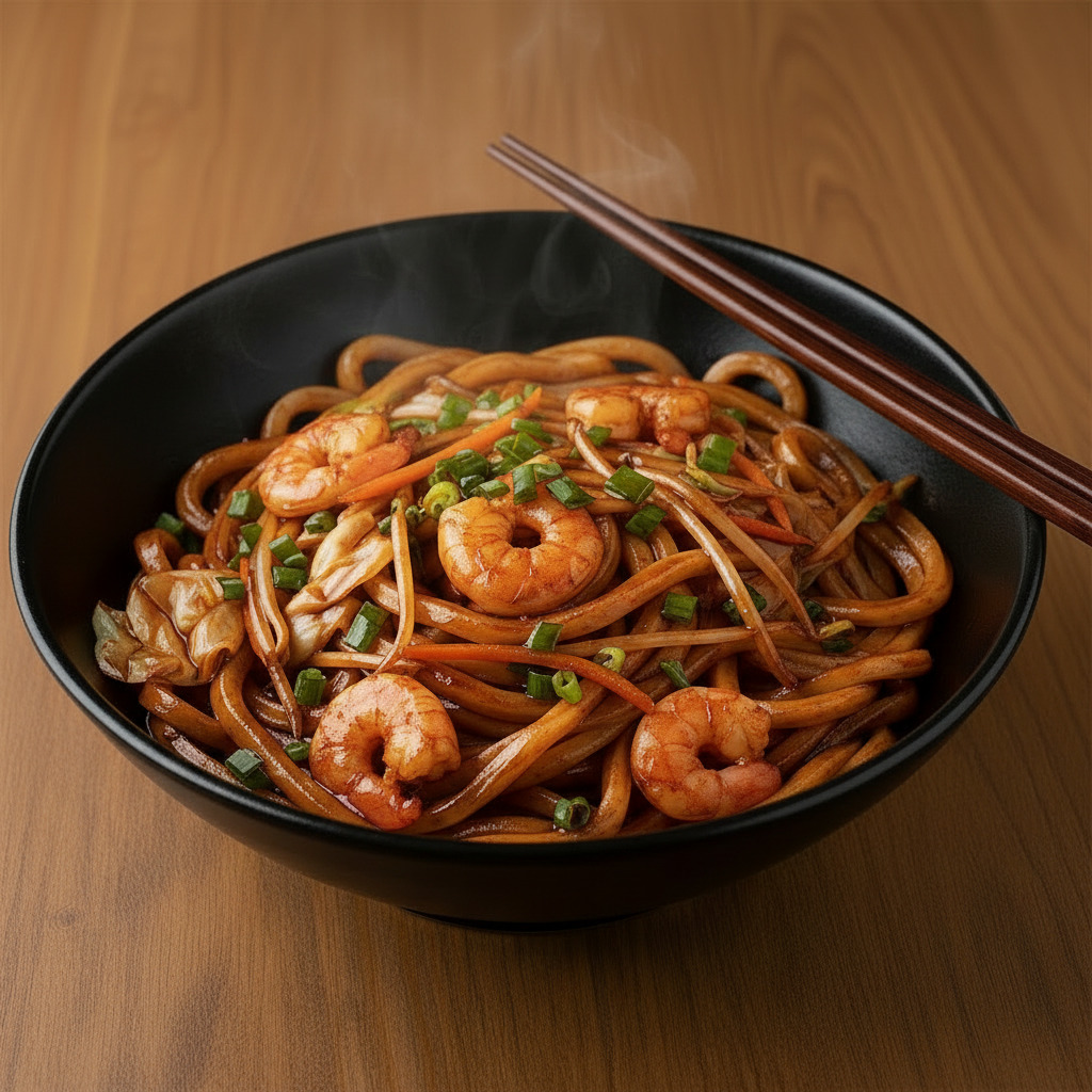 Karidesli Udon