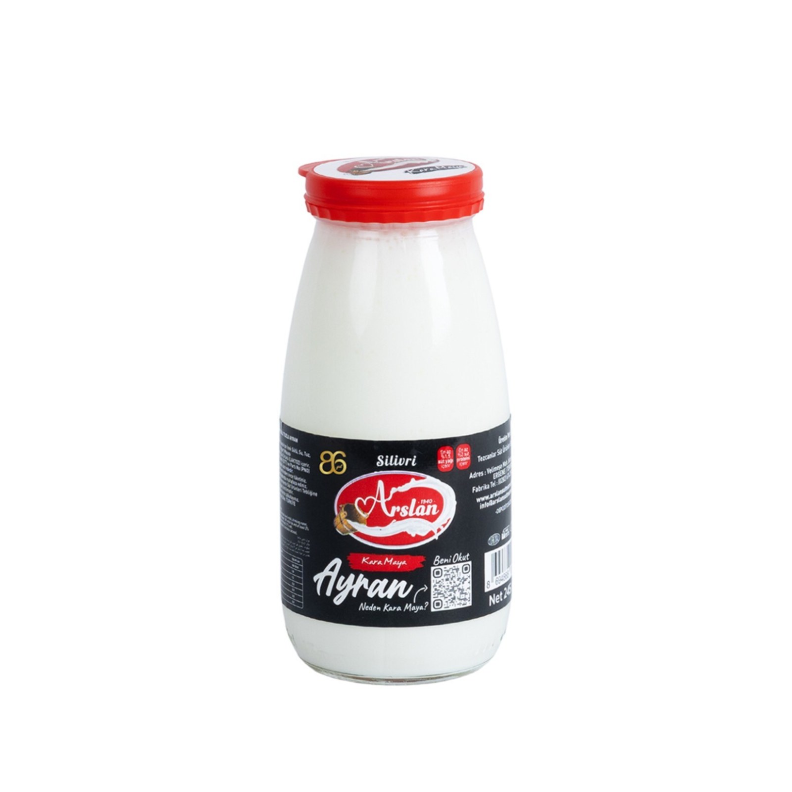 Silivri Arslan Kara Maya Ayran (245 ml.)