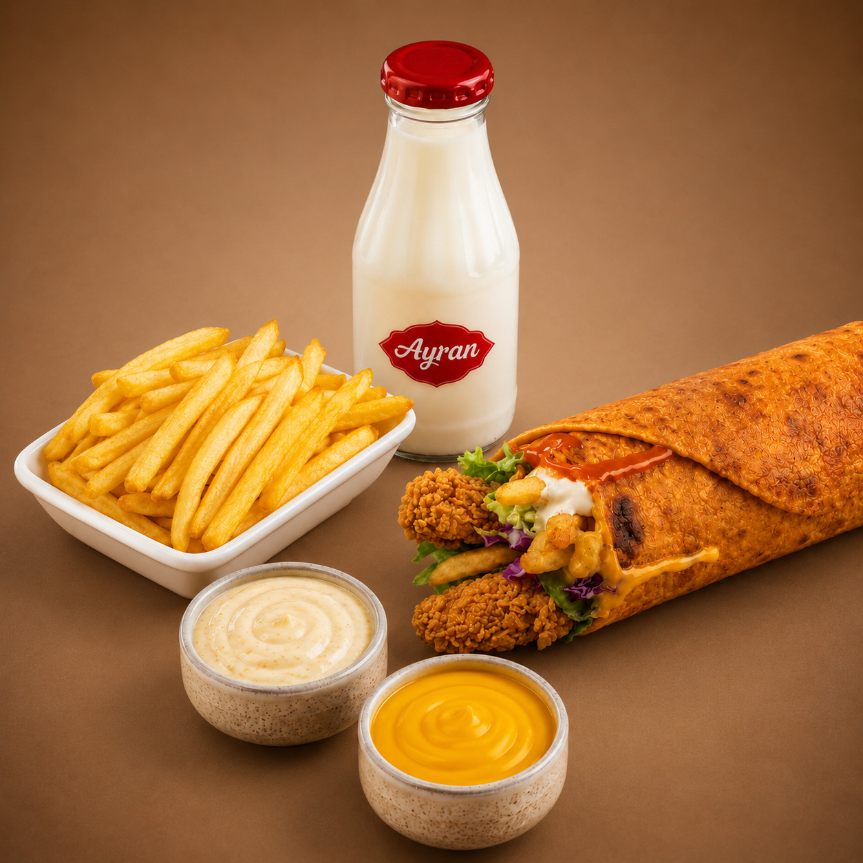 Çıtır Tenders Dürüm Menü