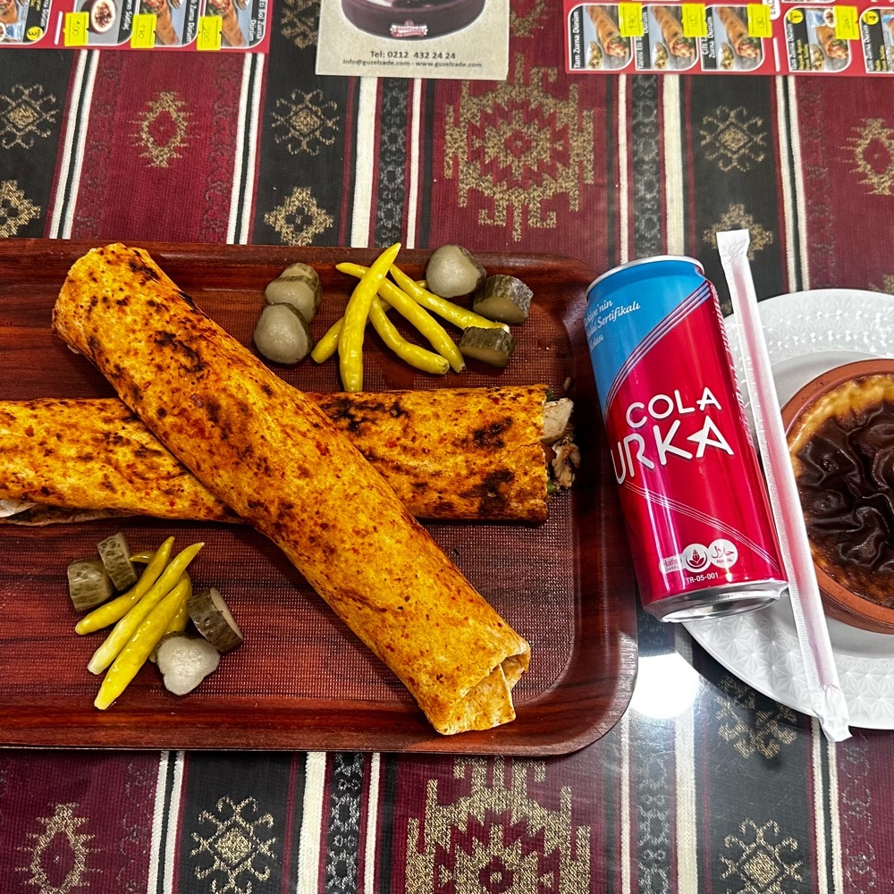 70 Cm Zurna Dürüm + Kola + Sütlaç