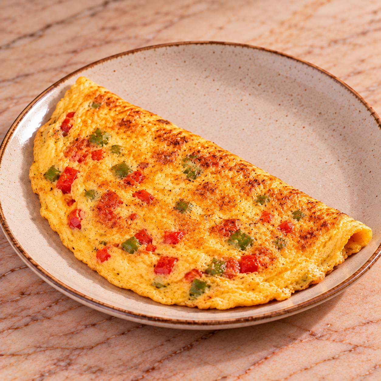 Sebzeli Omlet