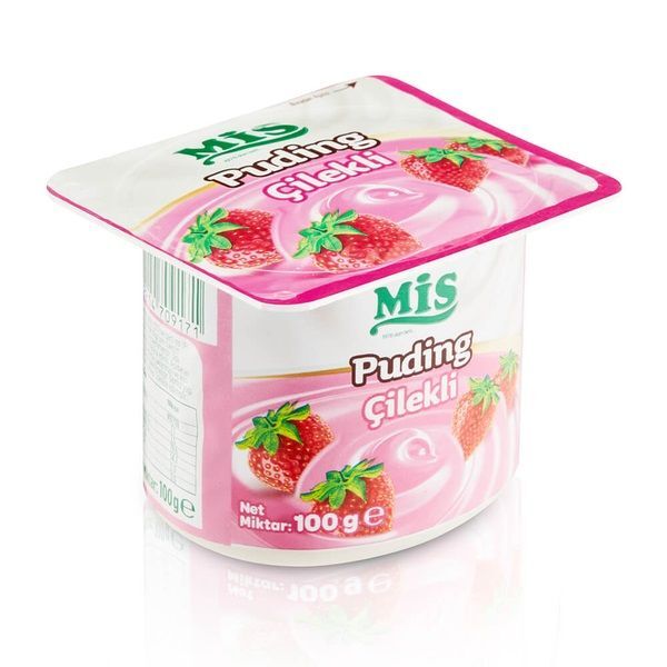 Çilekli Puding