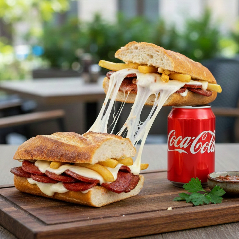 Şişko - Yarım Kaşarlı Sucuk + Coca Cola 330ml.