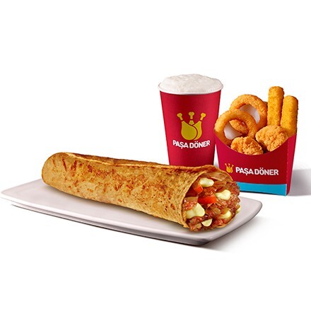 Gurme Lavaş Döner Orta (105 gr.) & Çıtır Miks Menü