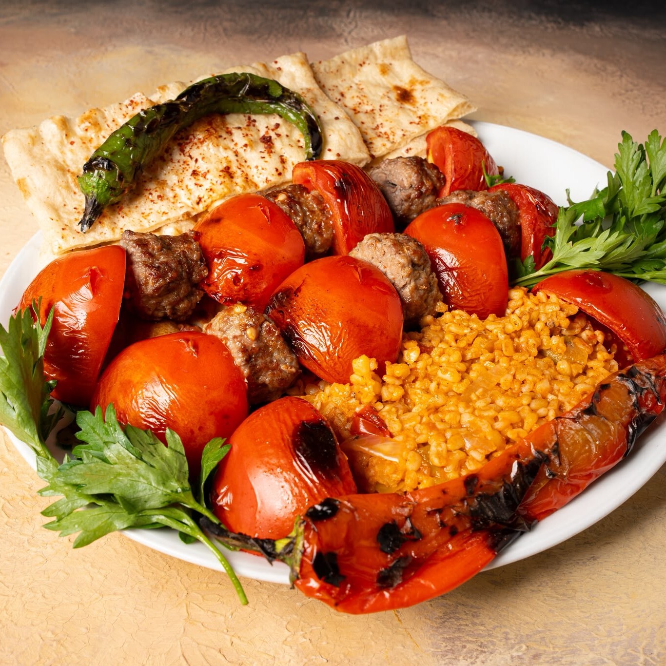 Domatesli Kebap