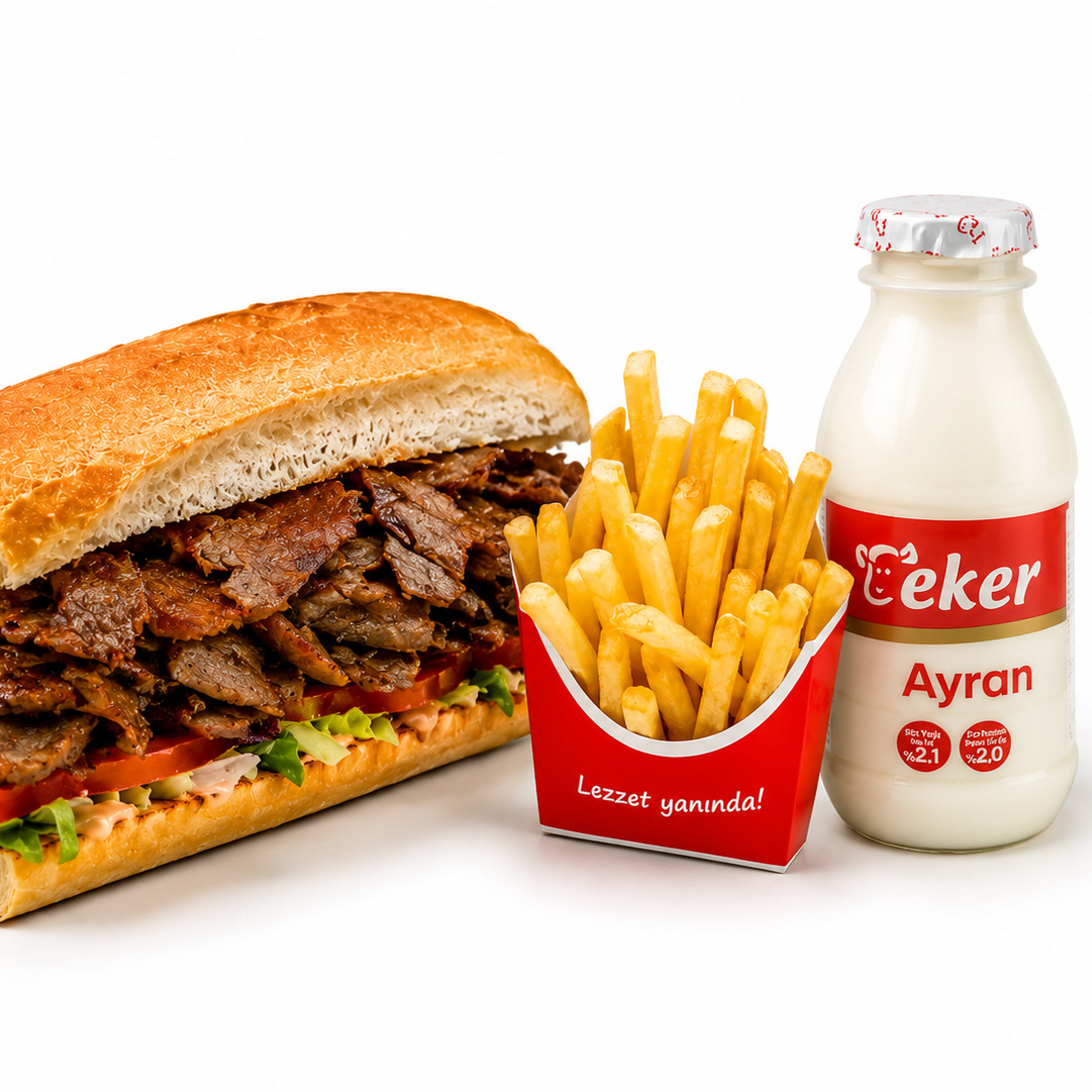 Et Döner Menü (100 gr)