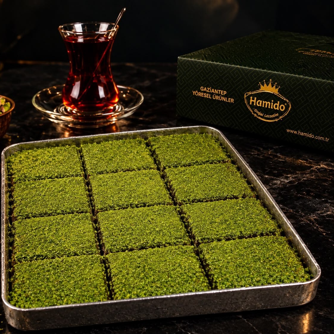 Fıstıklı Soğuk Kadayıf (1 Kg)