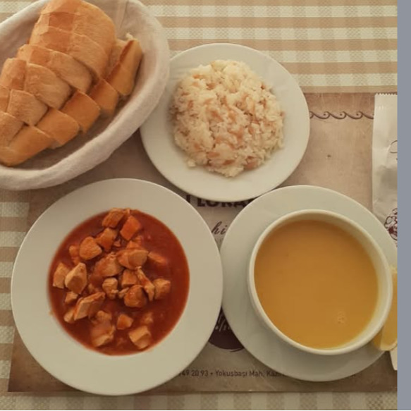Mercimek Çorba + Tavuk Sote + Pilav + Salata + Turşu