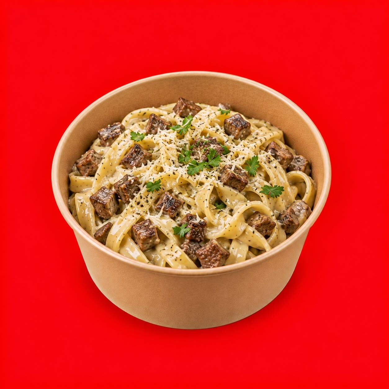 Afyon Kavurmalı Fettuccine Makarna