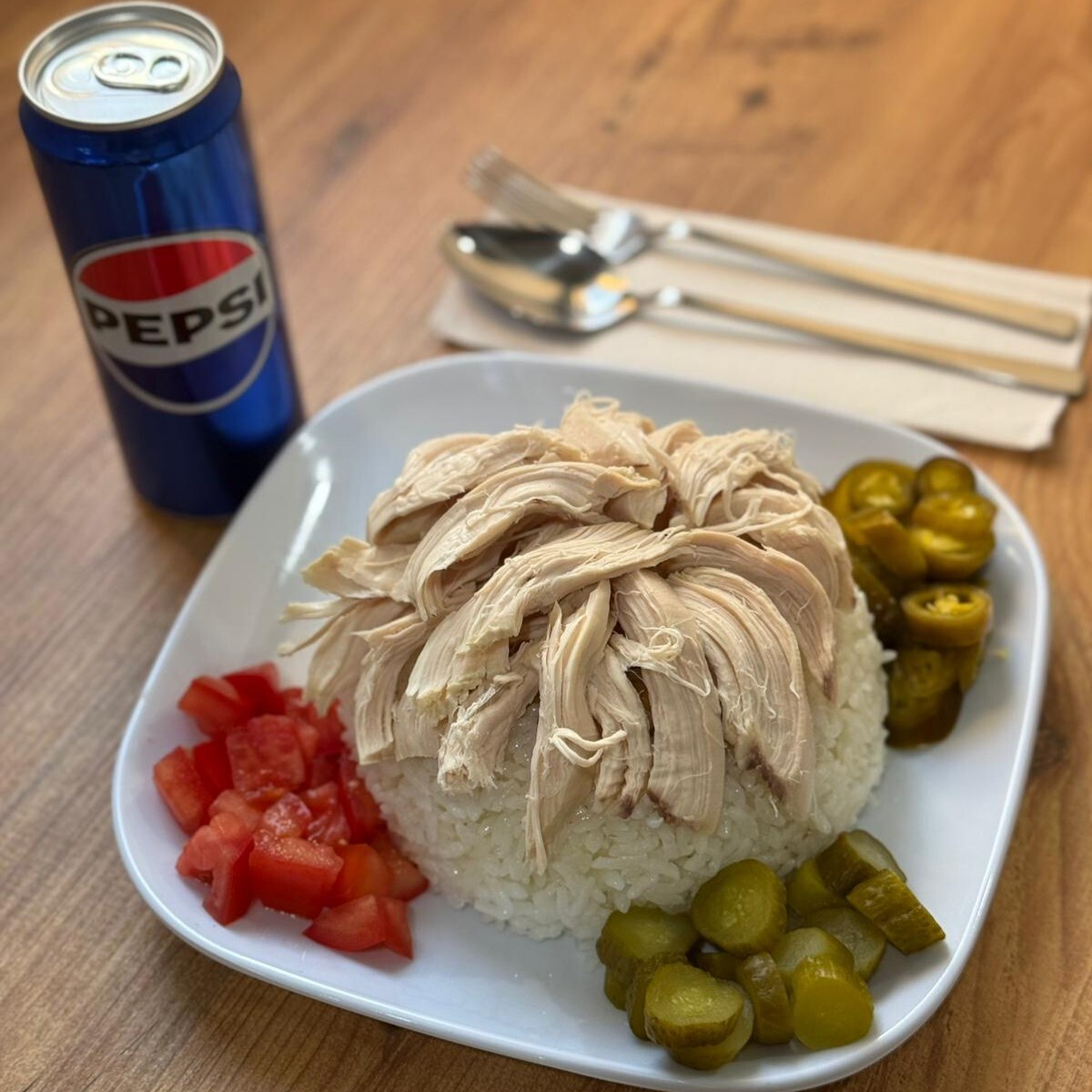 Tavuklu Pilav Duble + Pepsi (330ml)