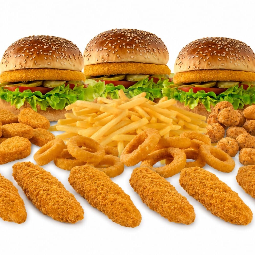 Triple Chicken Burger Menü