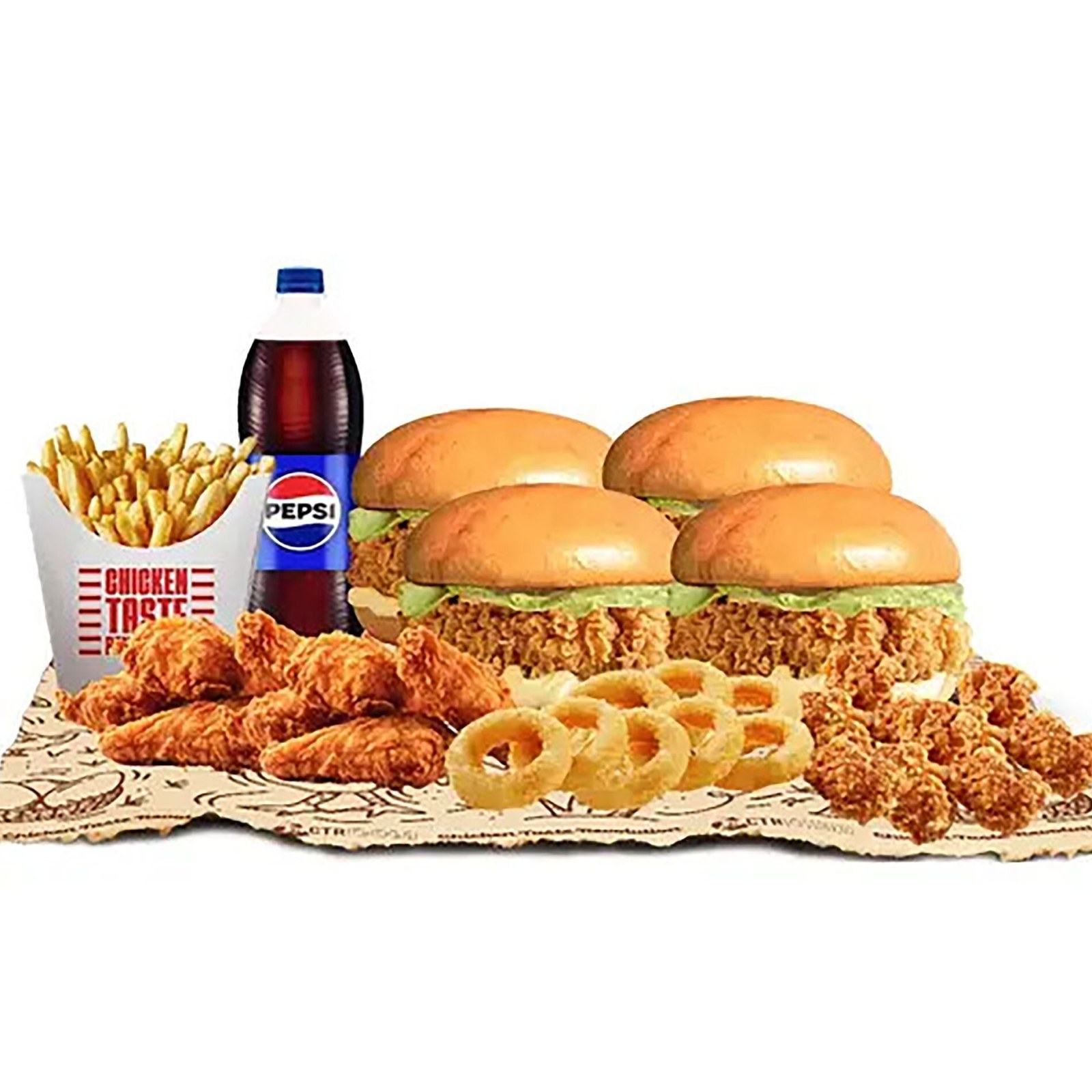 Aile Ziyafeti - 4'lü Chıtır Jr. Burger Menü