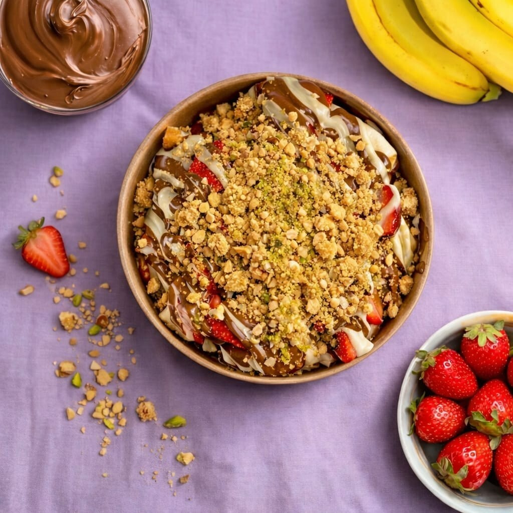 Krep Kırık Bowl Waffle