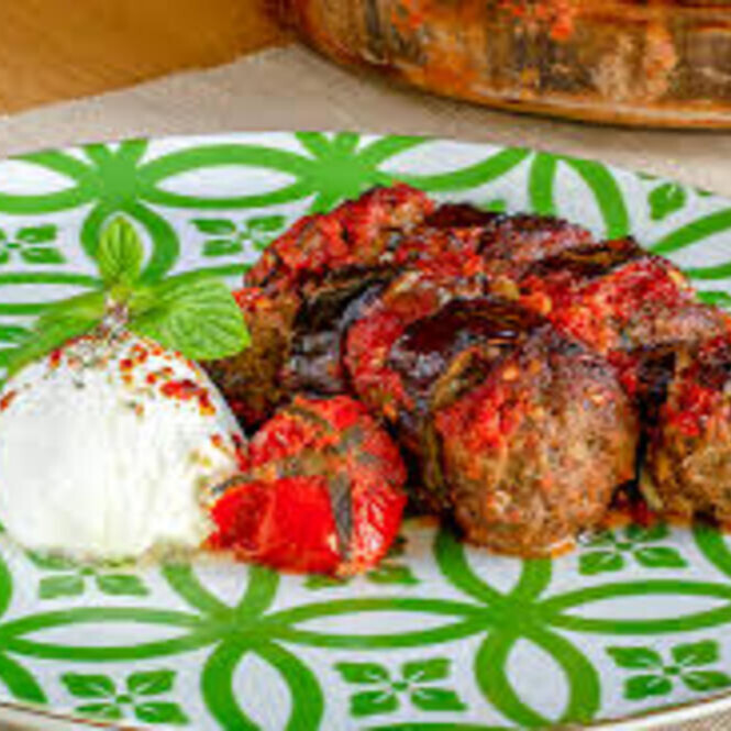 Fırında Patlıcan Kebabı