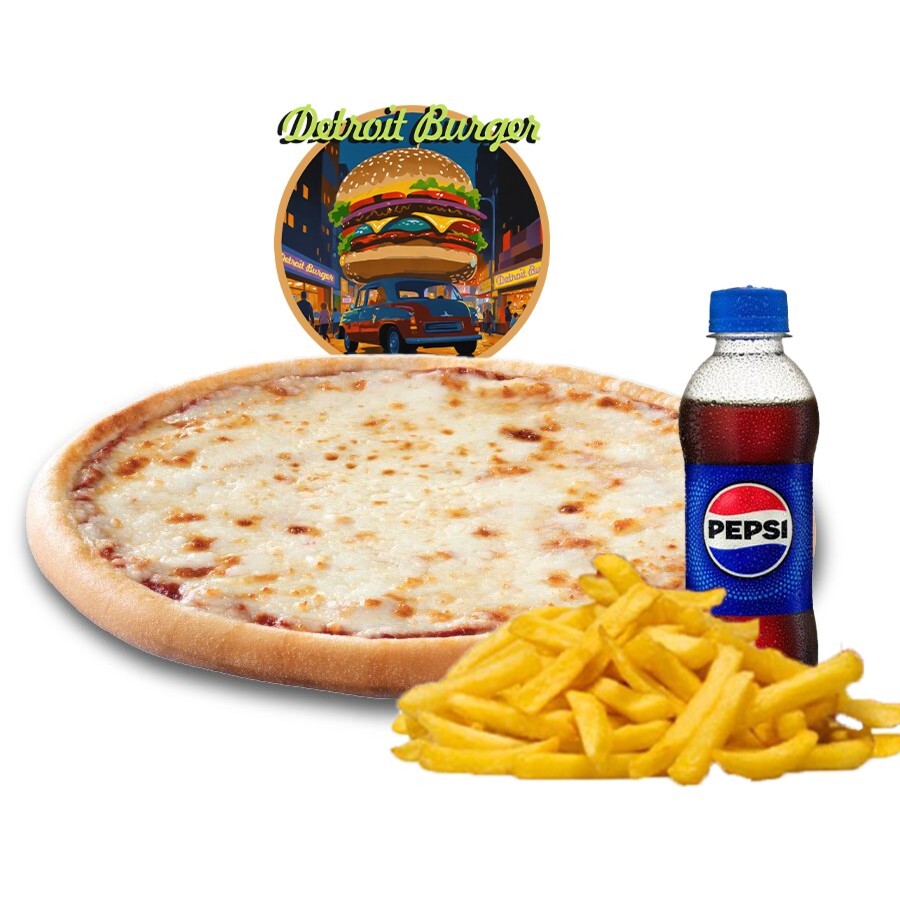 Detroi̇t Kaşarlı Pi̇zza (Orta Boy) Menü