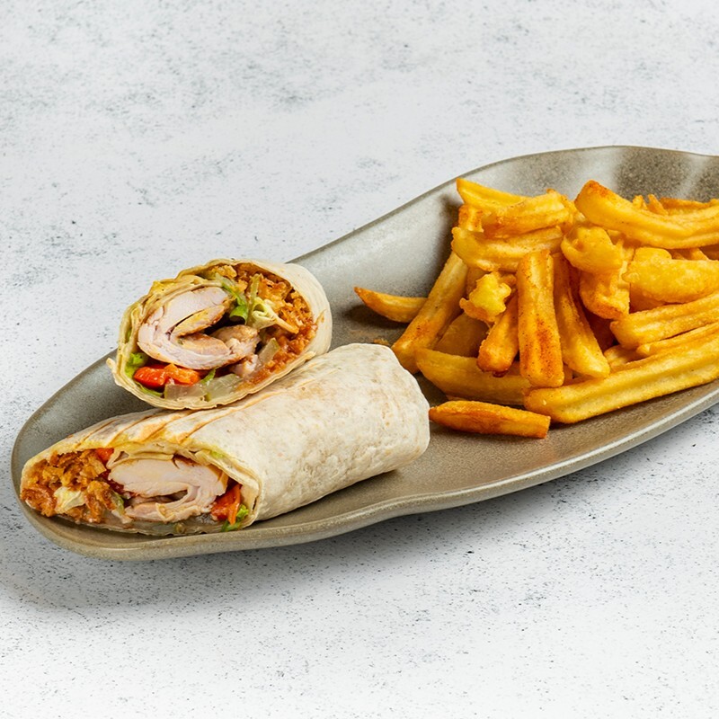 Ürdün Dürüm Menü (1014,8 KCal)
