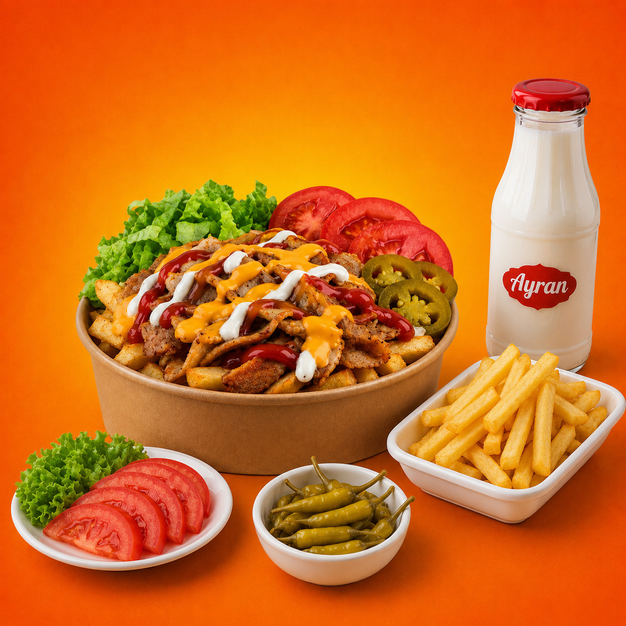 Döner Çıtır Bowl Menü