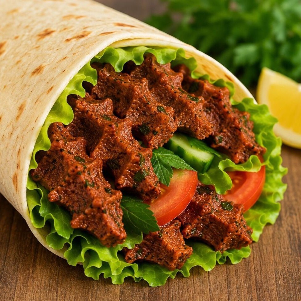 Double Mega Çiğ Köfte Dürüm