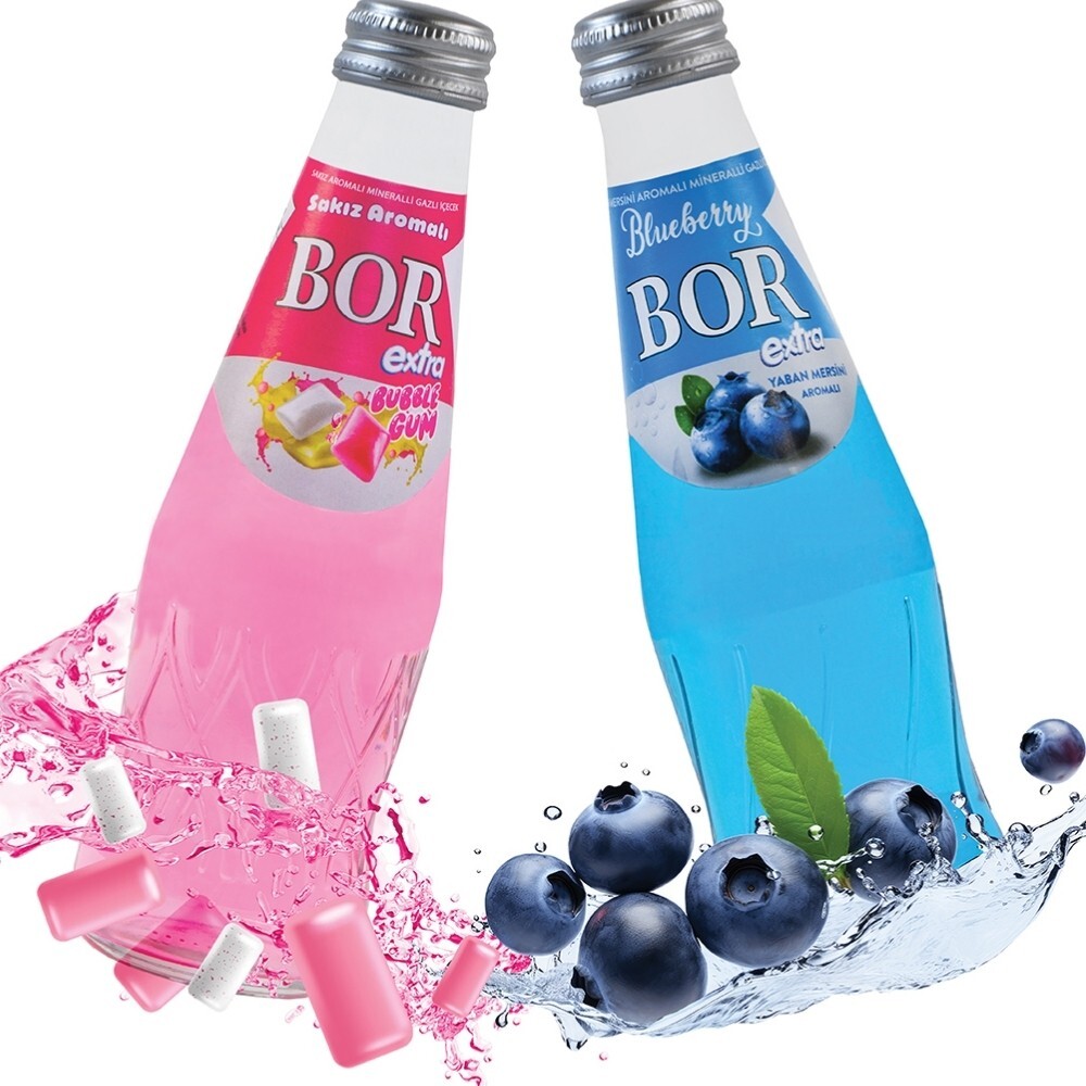 Bor Bubble Gum Gazoz (200 ml)