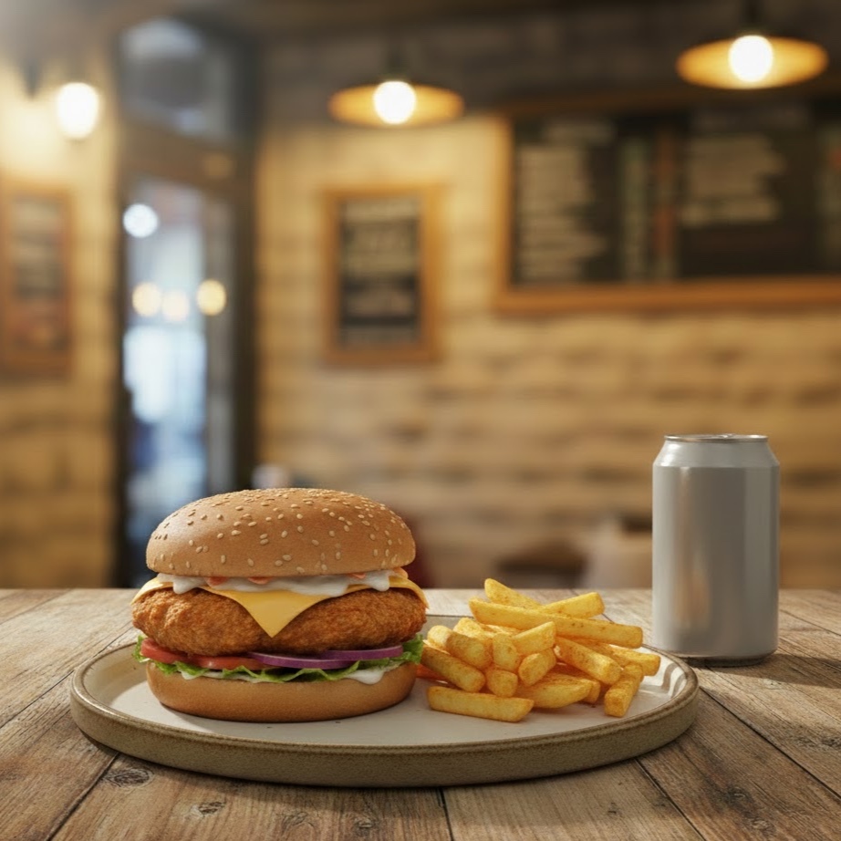 Barbekü Big Tavuk Burger Menü