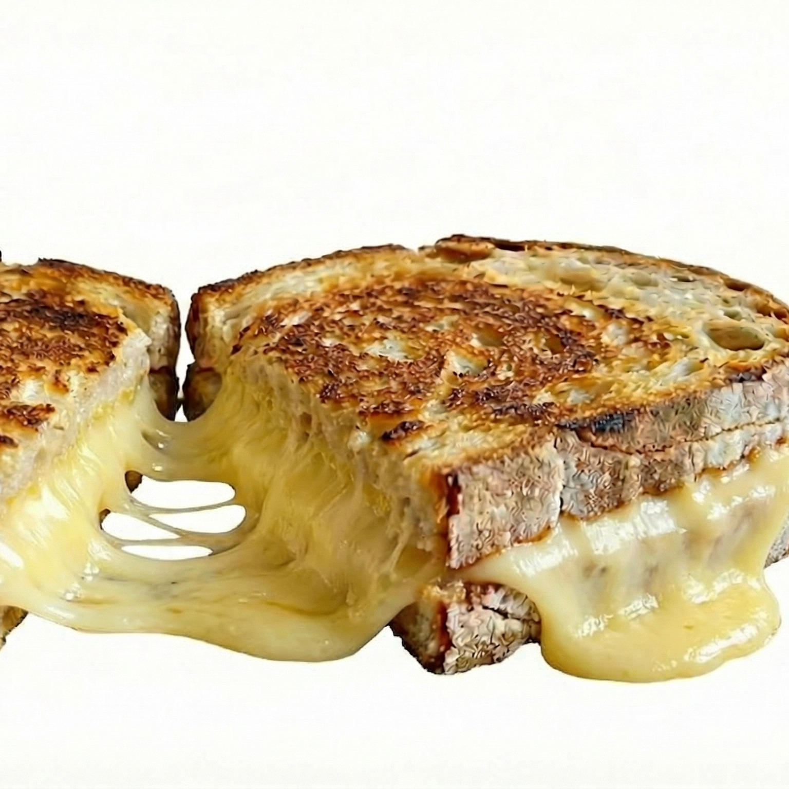 Ekşi Mayalı Ekmeğe Çift Kaşarlı Tost