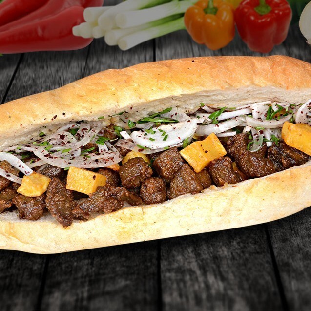 Yarım Ekmek Ciğer+Coca Cola 330 ml