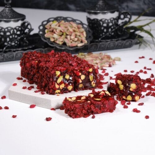 Zereşk Üzümlü Narlı Fıstıklı Lokum (500 gr)