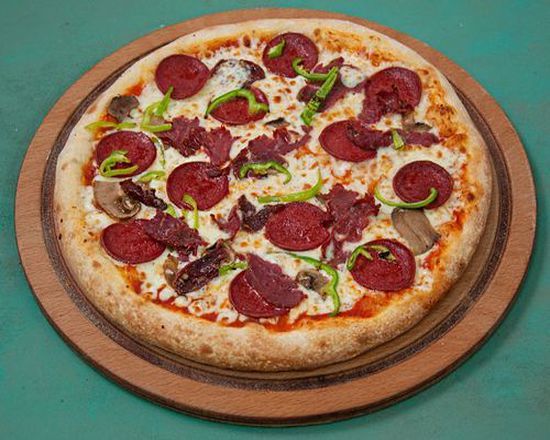 Pastırmalı Pizza (Büyük)