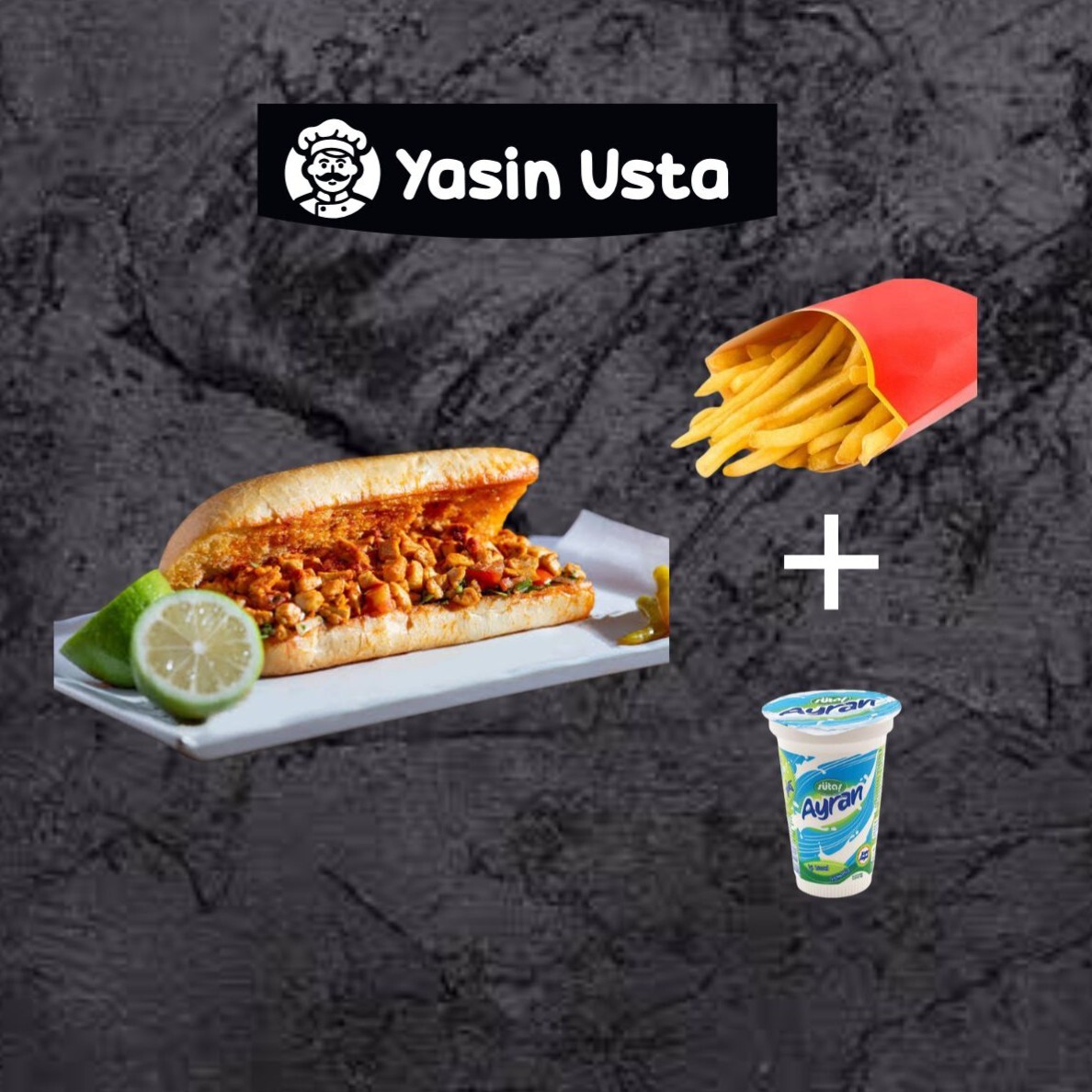 Somun Ekmek Arası Tavuk Tantuni Menü