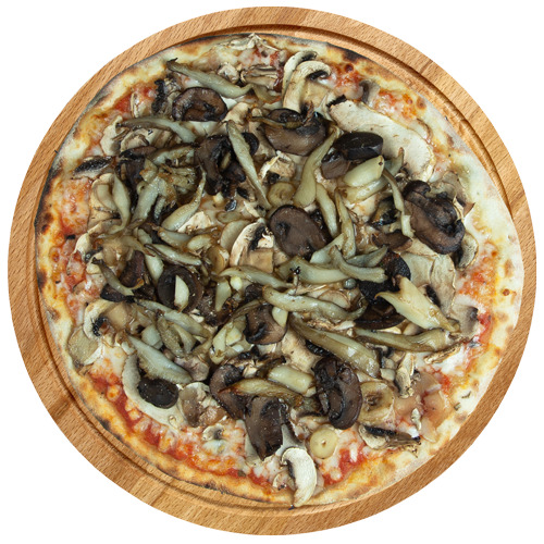 Vegan Üç Mantarlı Pizza