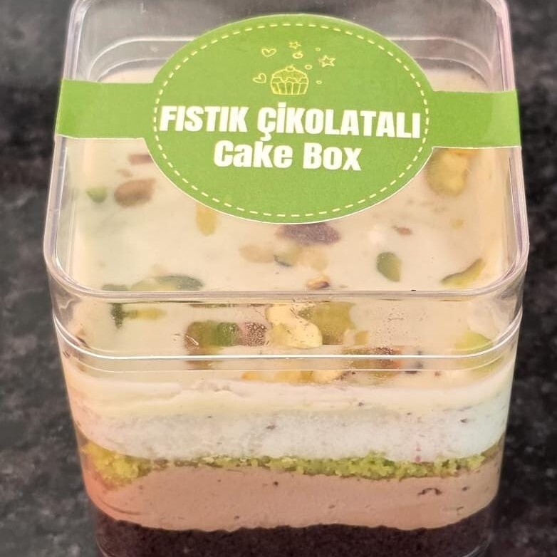 FISTIK ÇİKOLATALI CAKE BOX