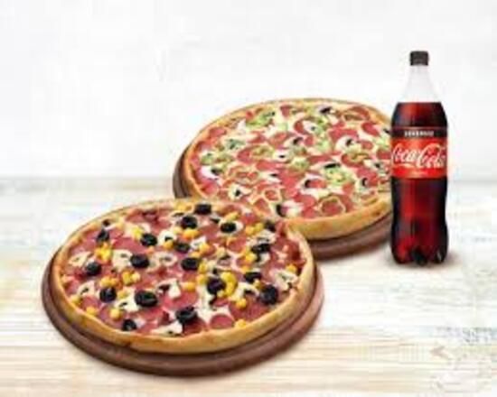 1 Alana 1 Bedava Orta Boy Ekonomik Pizza+Lt Cola Yanında Hediye