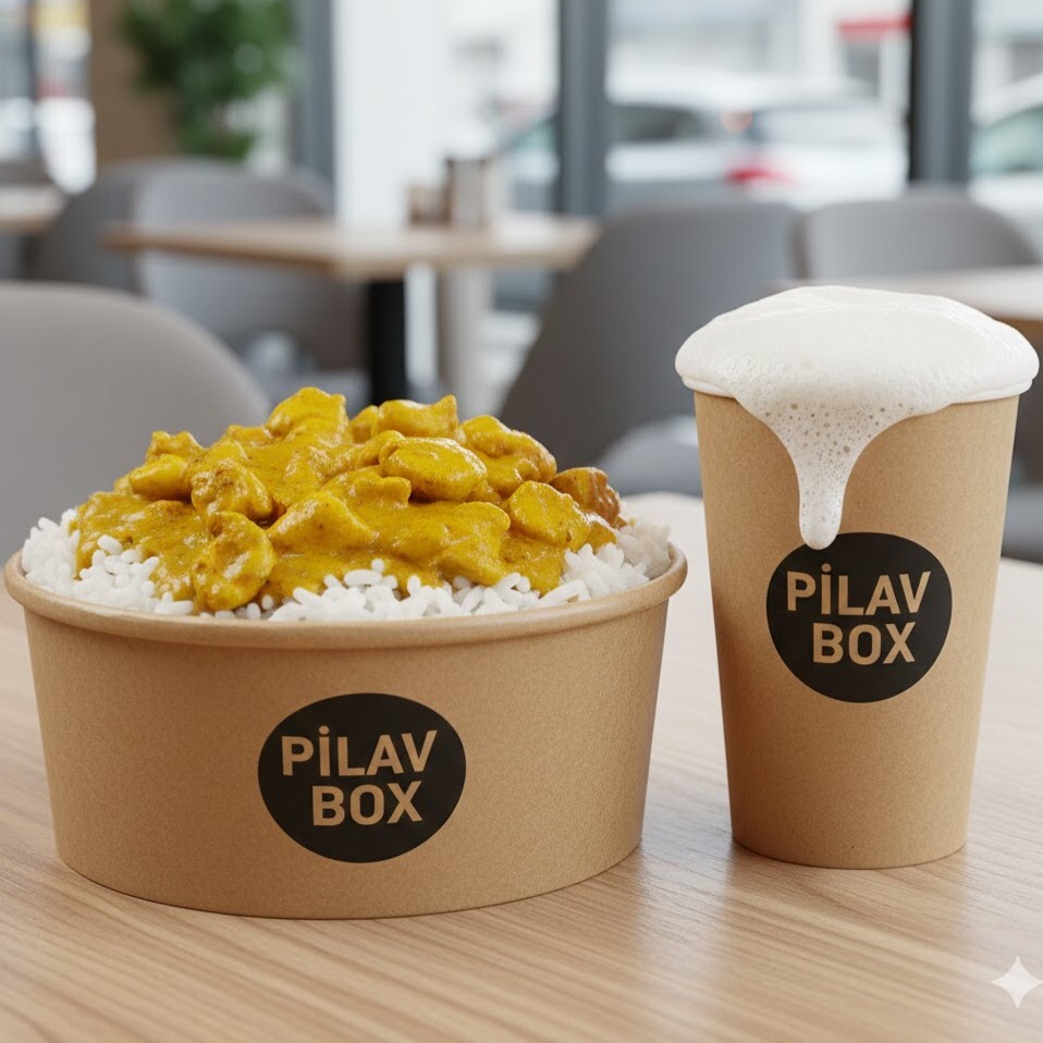 XXL Pilav Üstü Köri Soslu Tavuk + İçecek