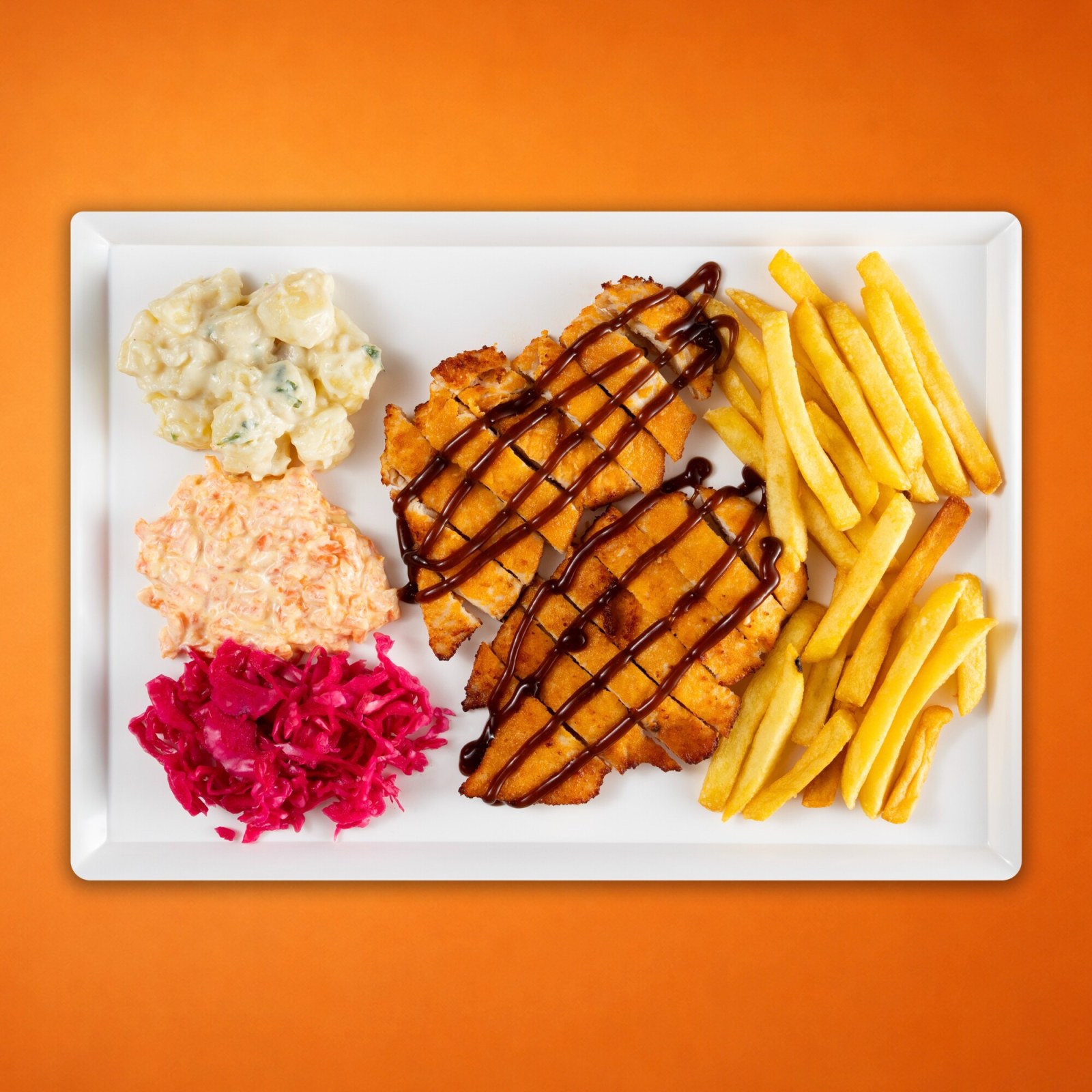 Barbekü Soslu Schnitzel