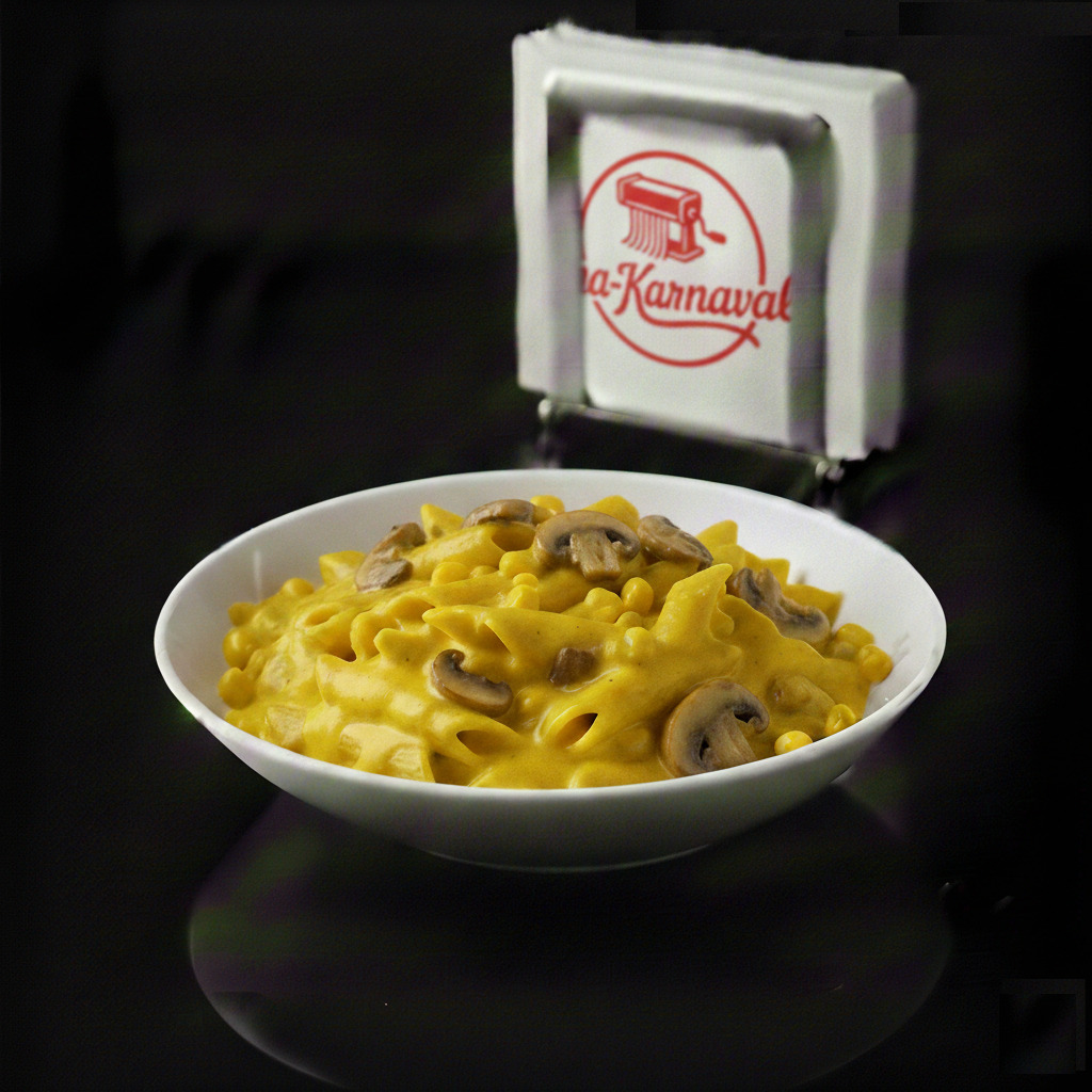 Mantarlı Köri Soslu Penne