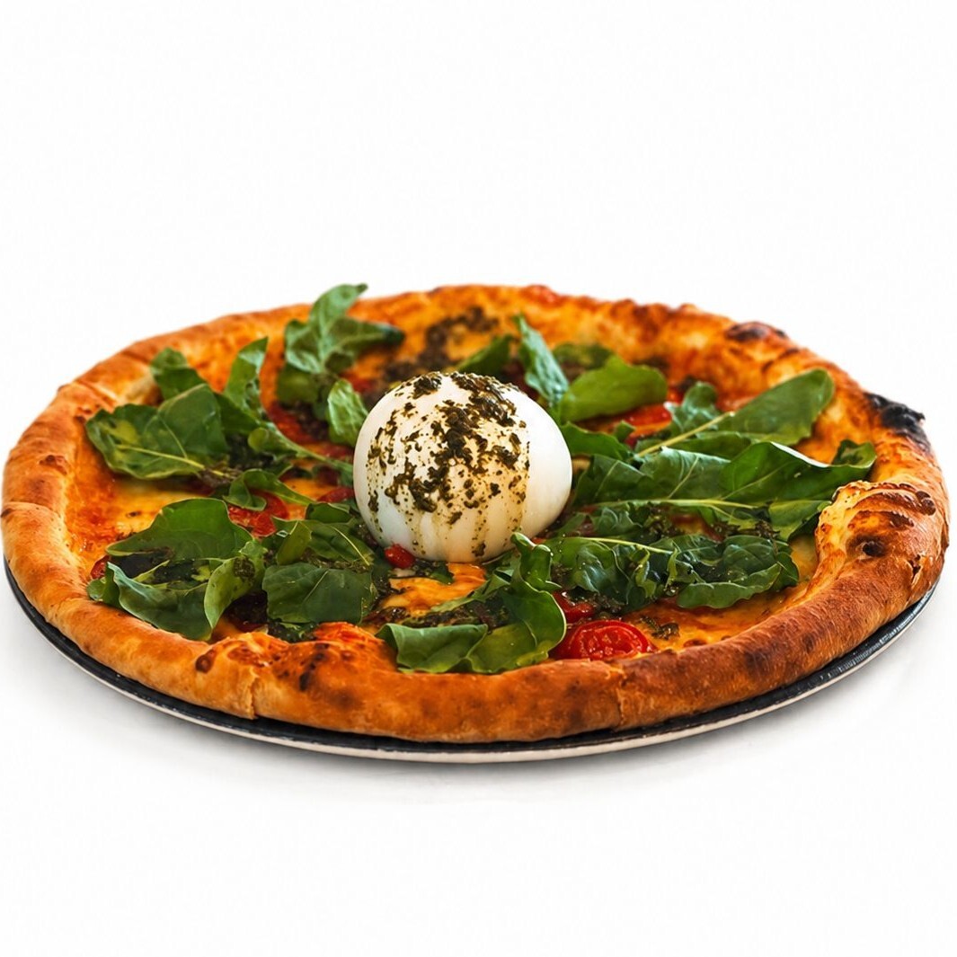 Burrata pizza