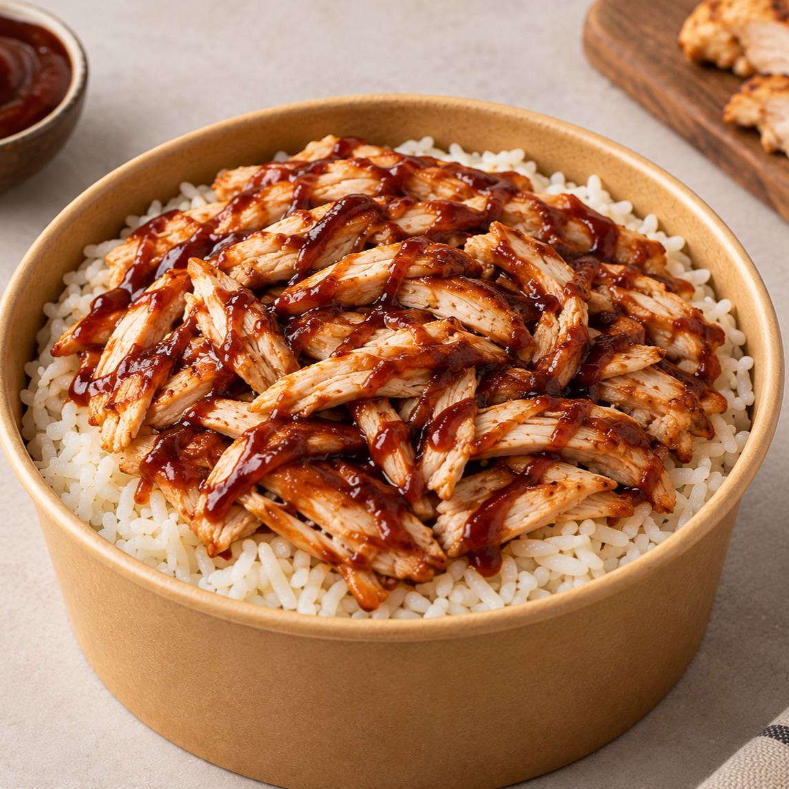 Bbq Soslu Tavuk Pilav