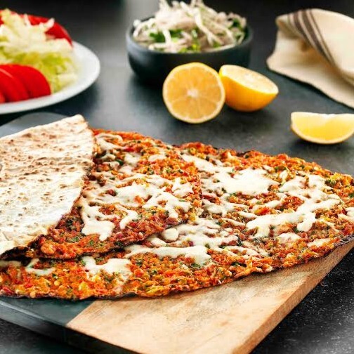 Kaşarlı Lahmacun Porsiyon (2'li)
