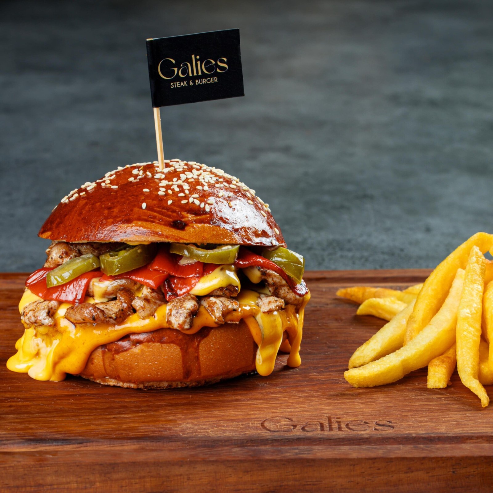 İsli Samurai Tavuk Burger