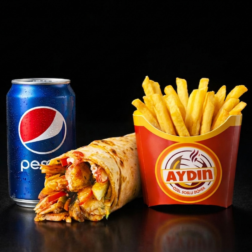 Tavuk Döner Menü + Pepsi
