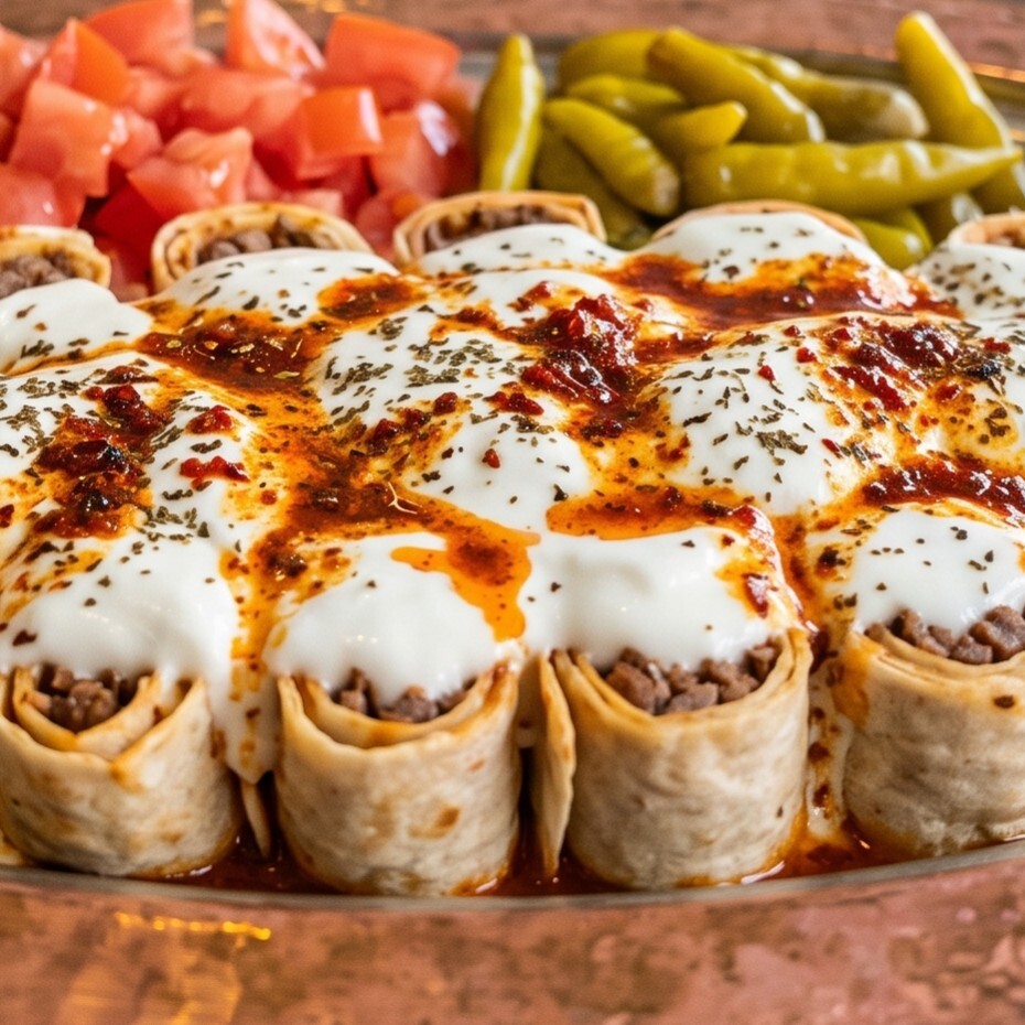 Yoğurtlu Tavuk Tantuni (Çift Lavaş)