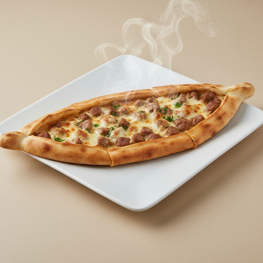 Kuşbaşılı Kaşarlı Pide