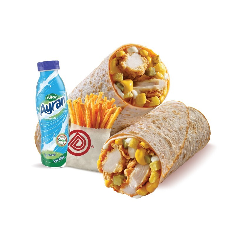 Tenderoll Cheddar Menü