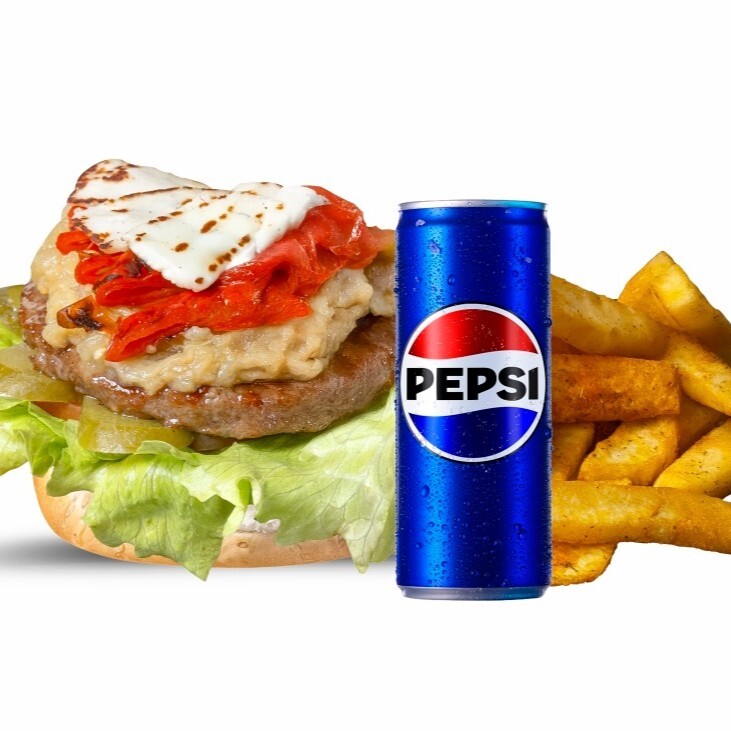 Köz Sebzeli Burger Menü