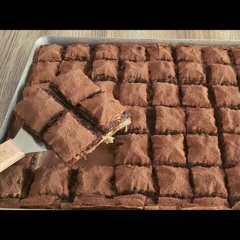 Fıstıklı Kakaolu Soğuk Baklava (1 kg)