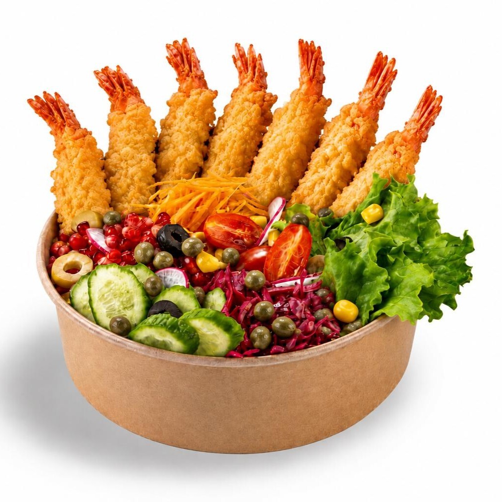 Tempura Karides Salata