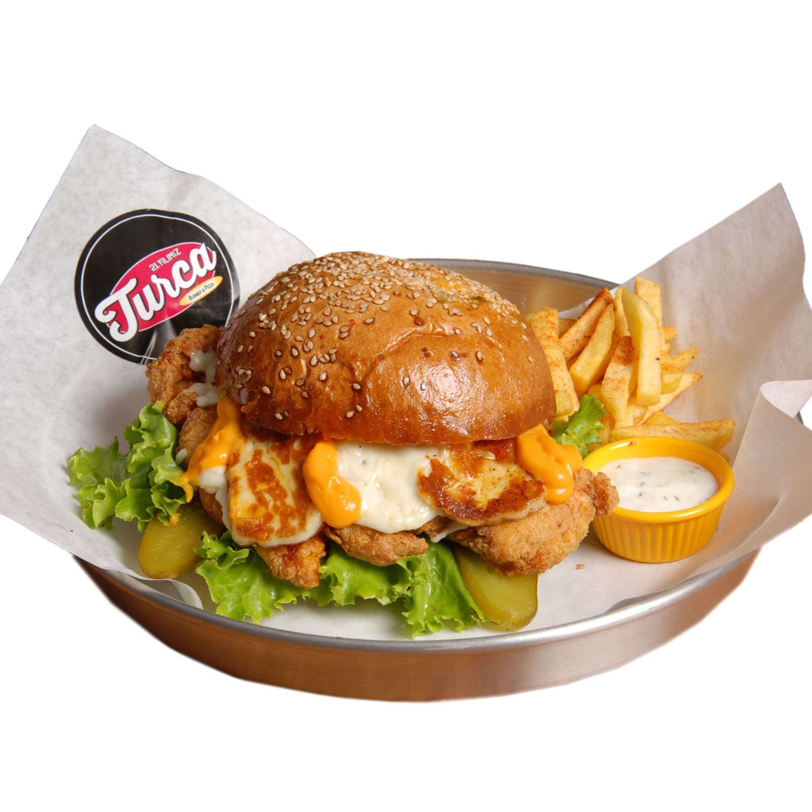 Tre Formoggi Tavuk Burger